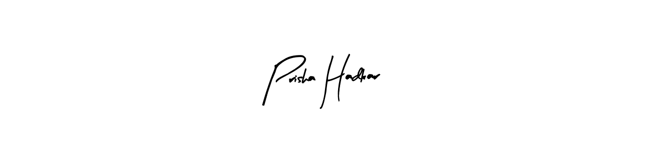 Once you've used our free online signature maker to create your best signature Arty Signature style, it's time to enjoy all of the benefits that Prisha Hadkar name signing documents. Prisha Hadkar signature style 8 images and pictures png