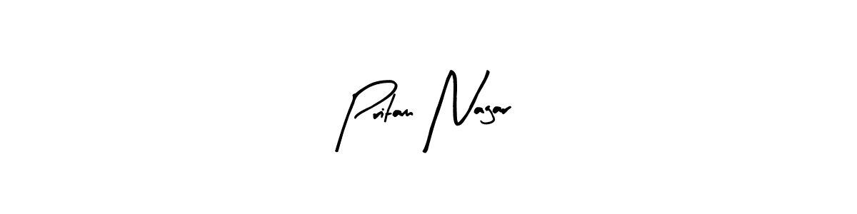 Design your own signature with our free online signature maker. With this signature software, you can create a handwritten (Arty Signature) signature for name Pritam Nagar. Pritam Nagar signature style 8 images and pictures png