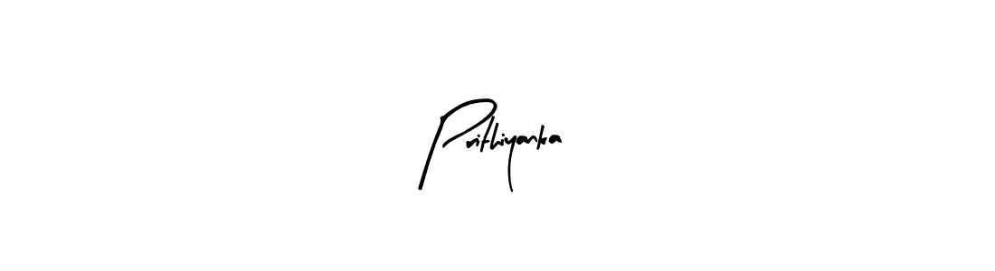 How to make Prithiyanka signature? Arty Signature is a professional autograph style. Create handwritten signature for Prithiyanka name. Prithiyanka signature style 8 images and pictures png