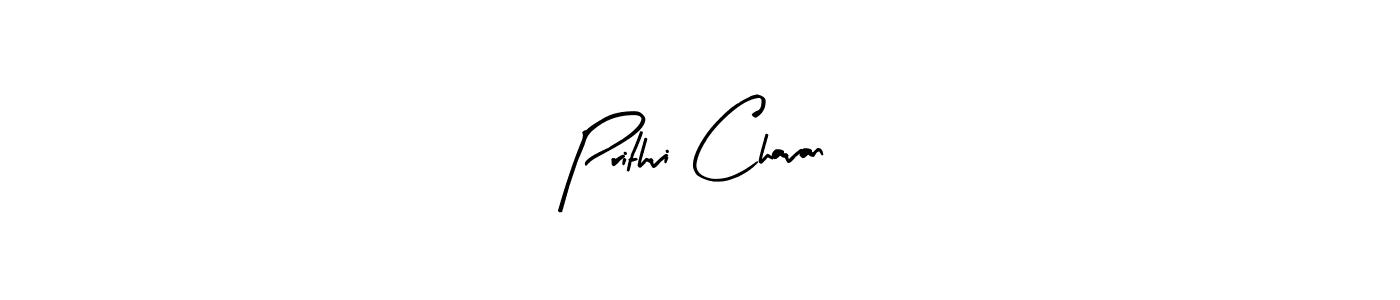 Design your own signature with our free online signature maker. With this signature software, you can create a handwritten (Arty Signature) signature for name Prithvi Chavan. Prithvi Chavan signature style 8 images and pictures png