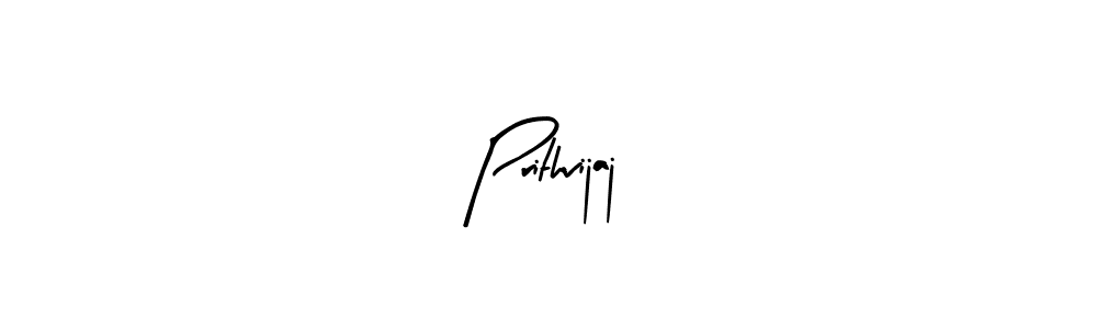 Design your own signature with our free online signature maker. With this signature software, you can create a handwritten (Arty Signature) signature for name Prithvijaj. Prithvijaj signature style 8 images and pictures png
