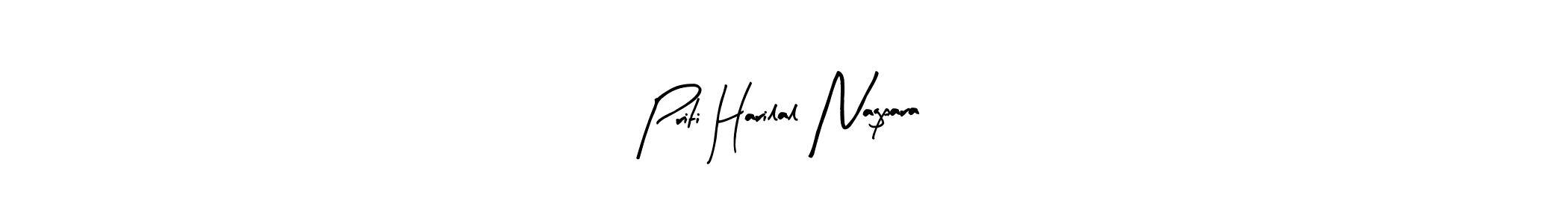 How to make Priti Harilal Nagpara signature? Arty Signature is a professional autograph style. Create handwritten signature for Priti Harilal Nagpara name. Priti Harilal Nagpara signature style 8 images and pictures png