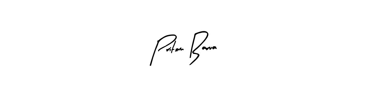 if you are searching for the best signature style for your name Pritom Barua. so please give up your signature search. here we have designed multiple signature styles  using Arty Signature. Pritom Barua signature style 8 images and pictures png