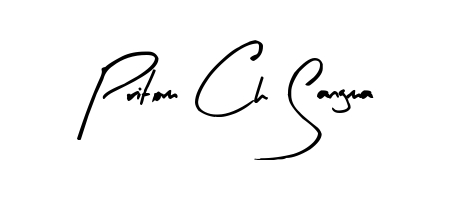 Practice writing Pritom Ch Sangma with the flow of Arty Signature lettering. A fantastic source of inspiration for developing your personal signature style. Pritom Ch Sangma signature style 8 images and pictures png