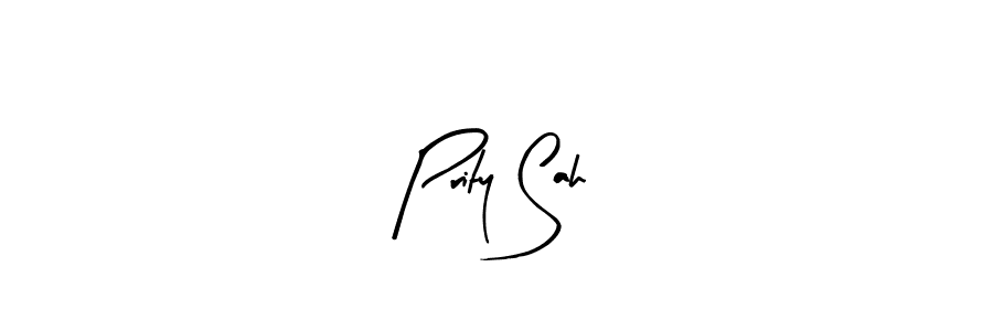 Make a beautiful signature design for name Prity Sah. Use this online signature maker to create a handwritten signature for free. Prity Sah signature style 8 images and pictures png