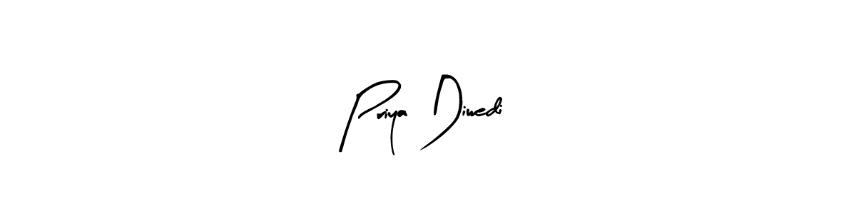 Also we have Priya Diwedi name is the best signature style. Create professional handwritten signature collection using Arty Signature autograph style. Priya Diwedi signature style 8 images and pictures png