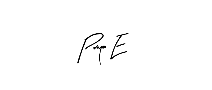 Use a signature maker to create a handwritten signature online. With this signature software, you can design (Arty Signature) your own signature for name Priya E. Priya E signature style 8 images and pictures png
