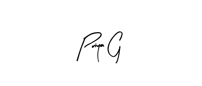 Best and Professional Signature Style for Priya G. Arty Signature Best Signature Style Collection. Priya G signature style 8 images and pictures png