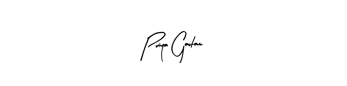 Also we have Priya Gautam name is the best signature style. Create professional handwritten signature collection using Arty Signature autograph style. Priya Gautam signature style 8 images and pictures png