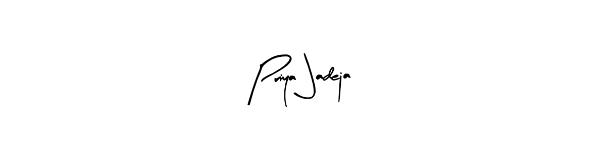 Also we have Priya Jadeja name is the best signature style. Create professional handwritten signature collection using Arty Signature autograph style. Priya Jadeja signature style 8 images and pictures png