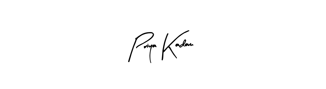 You should practise on your own different ways (Arty Signature) to write your name (Priya Kadam) in signature. don't let someone else do it for you. Priya Kadam signature style 8 images and pictures png