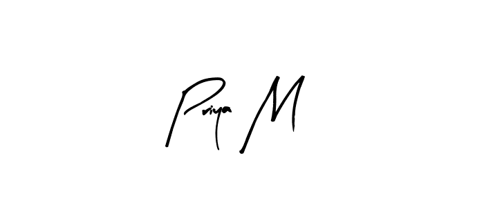 if you are searching for the best signature style for your name Priya M. so please give up your signature search. here we have designed multiple signature styles  using Arty Signature. Priya M signature style 8 images and pictures png