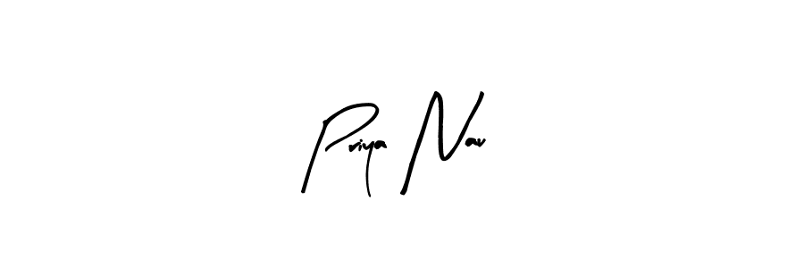 Also You can easily find your signature by using the search form. We will create Priya Nau name handwritten signature images for you free of cost using Arty Signature sign style. Priya Nau signature style 8 images and pictures png