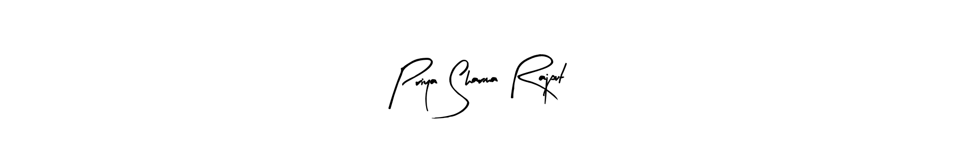 Design your own signature with our free online signature maker. With this signature software, you can create a handwritten (Arty Signature) signature for name Priya Sharma Rajput. Priya Sharma Rajput signature style 8 images and pictures png