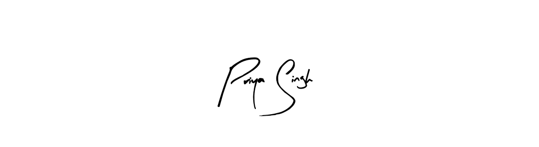 Design your own signature with our free online signature maker. With this signature software, you can create a handwritten (Arty Signature) signature for name Priya Singh. Priya Singh signature style 8 images and pictures png