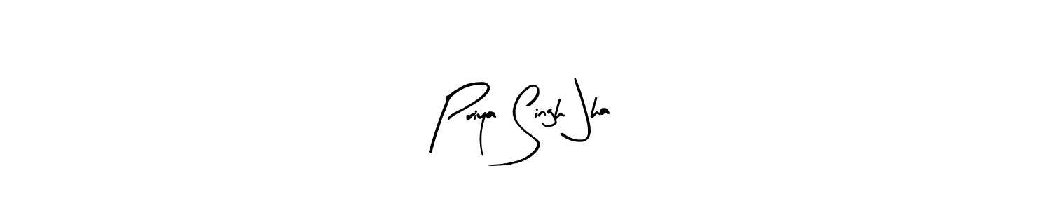 Also You can easily find your signature by using the search form. We will create Priya Singh Jha name handwritten signature images for you free of cost using Arty Signature sign style. Priya Singh Jha signature style 8 images and pictures png