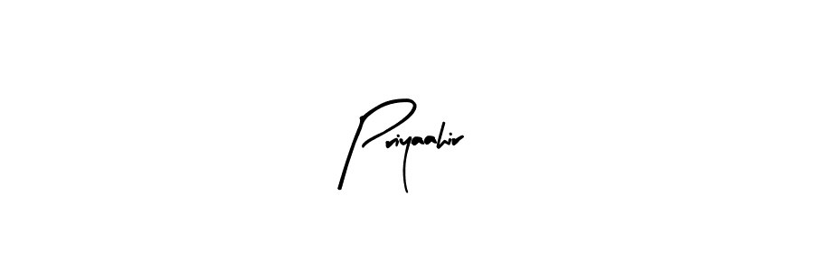 The best way (Arty Signature) to make a short signature is to pick only two or three words in your name. The name Priyaahir include a total of six letters. For converting this name. Priyaahir signature style 8 images and pictures png
