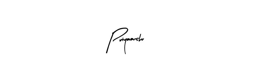 Design your own signature with our free online signature maker. With this signature software, you can create a handwritten (Arty Signature) signature for name Priyaanshu. Priyaanshu signature style 8 images and pictures png