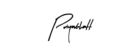 Style your name Priyabhatt with confidence using Arty Signature signature design. Simple, elegant, and ready for immediate document use. Priyabhatt signature style 8 images and pictures png