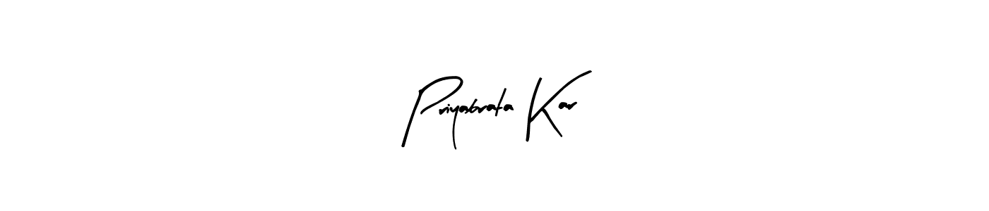 Similarly Arty Signature is the best handwritten signature design. Signature creator online .You can use it as an online autograph creator for name Priyabrata Kar. Priyabrata Kar signature style 8 images and pictures png