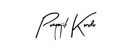 It looks like you need a new signature style for name Priyajit Kundu. Design unique handwritten (Arty Signature) signature with our free signature maker in just a few clicks. Priyajit Kundu signature style 8 images and pictures png