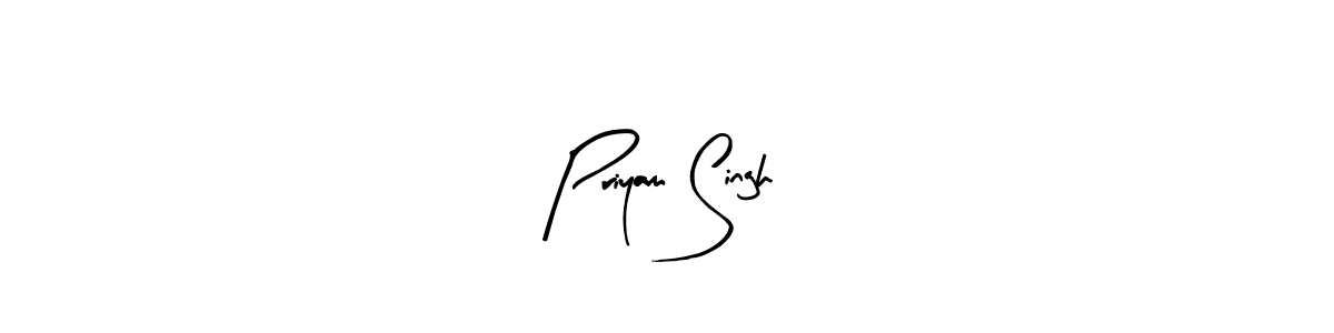 Make a beautiful signature design for name Priyam Singh. With this signature (Arty Signature) style, you can create a handwritten signature for free. Priyam Singh signature style 8 images and pictures png