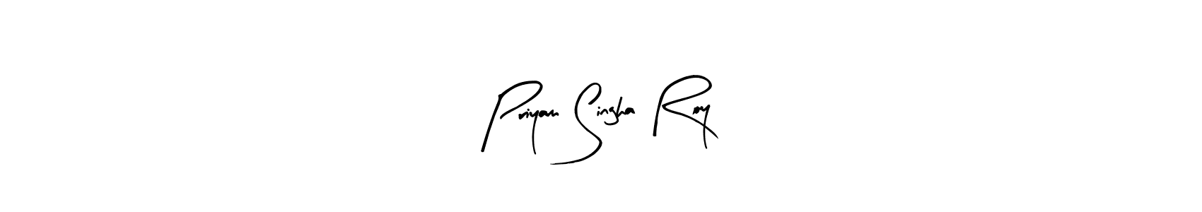 Arty Signature is a professional signature style that is perfect for those who want to add a touch of class to their signature. It is also a great choice for those who want to make their signature more unique. Get Priyam Singha Roy name to fancy signature for free. Priyam Singha Roy signature style 8 images and pictures png
