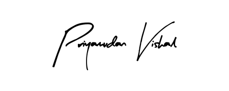 Create a beautiful signature design for name Priyamudan Vishal. With this signature (Arty Signature) fonts, you can make a handwritten signature for free. Priyamudan Vishal signature style 8 images and pictures png