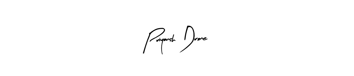 The best way (Arty Signature) to make a short signature is to pick only two or three words in your name. The name Priyansh Drone include a total of six letters. For converting this name. Priyansh Drone signature style 8 images and pictures png