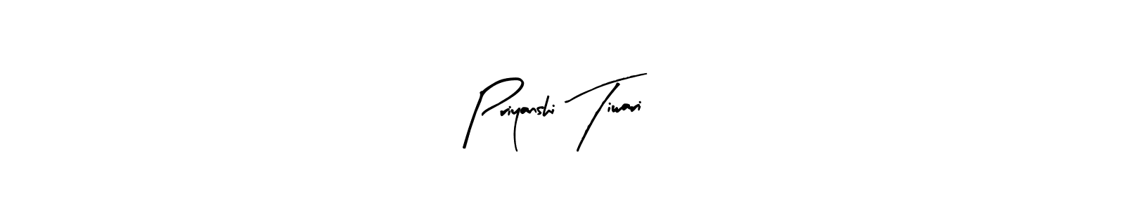 Priyanshi Tiwari stylish signature style. Best Handwritten Sign (Arty Signature) for my name. Handwritten Signature Collection Ideas for my name Priyanshi Tiwari. Priyanshi Tiwari signature style 8 images and pictures png