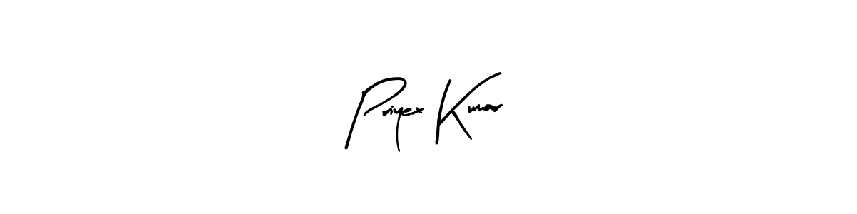 How to make Priyex Kumar signature? Arty Signature is a professional autograph style. Create handwritten signature for Priyex Kumar name. Priyex Kumar signature style 8 images and pictures png