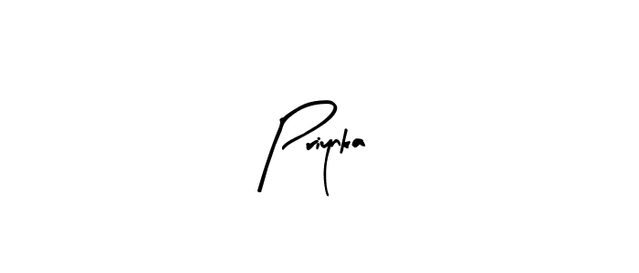 How to make Priynka signature? Arty Signature is a professional autograph style. Create handwritten signature for Priynka name. Priynka signature style 8 images and pictures png