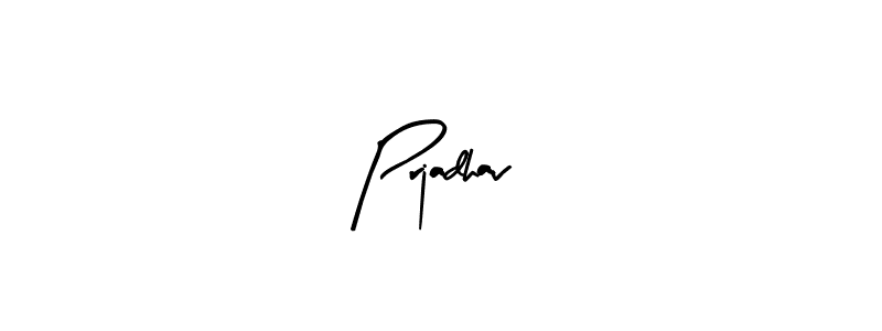 Prjadhav stylish signature style. Best Handwritten Sign (Arty Signature) for my name. Handwritten Signature Collection Ideas for my name Prjadhav. Prjadhav signature style 8 images and pictures png