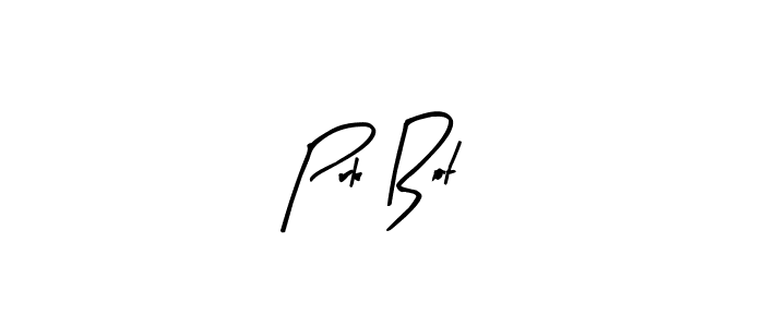 Make a beautiful signature design for name Prk Bot. With this signature (Arty Signature) style, you can create a handwritten signature for free. Prk Bot signature style 8 images and pictures png