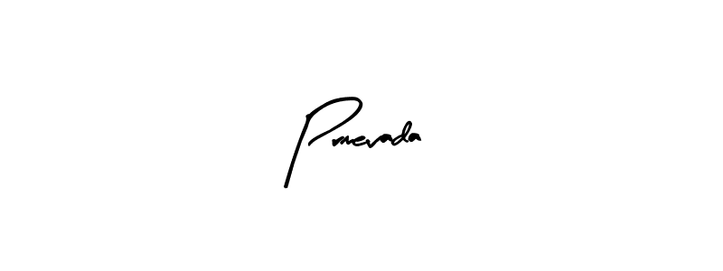 if you are searching for the best signature style for your name Prmevada. so please give up your signature search. here we have designed multiple signature styles  using Arty Signature. Prmevada signature style 8 images and pictures png