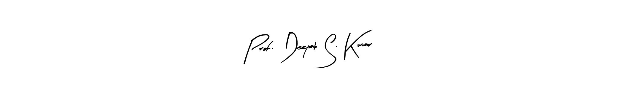 It looks lik you need a new signature style for name Prof. Deepak S. Kumar. Design unique handwritten (Arty Signature) signature with our free signature maker in just a few clicks. Prof. Deepak S. Kumar signature style 8 images and pictures png