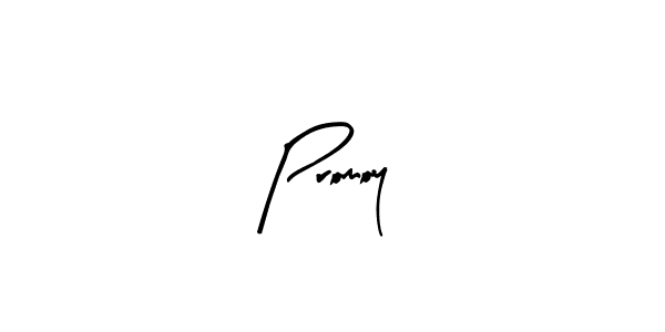 Design your own signature with our free online signature maker. With this signature software, you can create a handwritten (Arty Signature) signature for name Promoy. Promoy signature style 8 images and pictures png