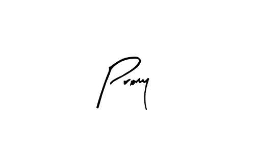 You should practise on your own different ways (Arty Signature) to write your name (Promy) in signature. don't let someone else do it for you. Promy signature style 8 images and pictures png