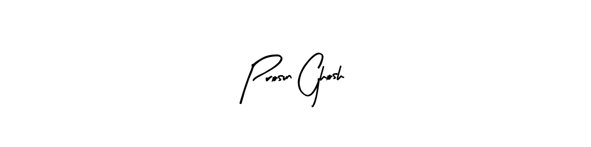 Make a beautiful signature design for name Prosun Ghosh. Use this online signature maker to create a handwritten signature for free. Prosun Ghosh signature style 8 images and pictures png