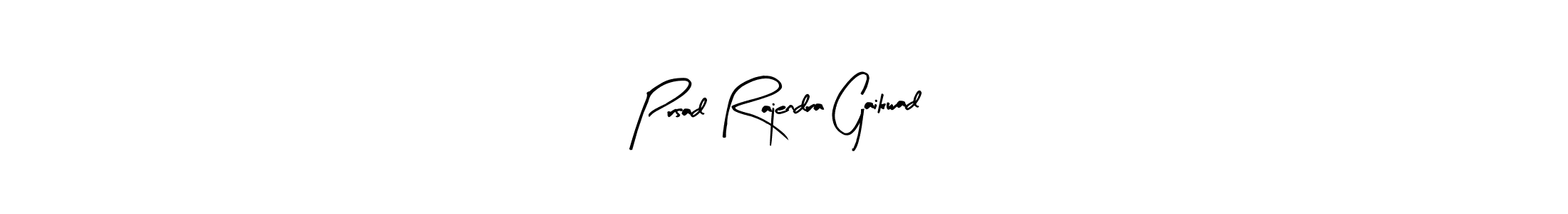 Use a signature maker to create a handwritten signature online. With this signature software, you can design (Arty Signature) your own signature for name Prsad Rajendra Gaikwad. Prsad Rajendra Gaikwad signature style 8 images and pictures png