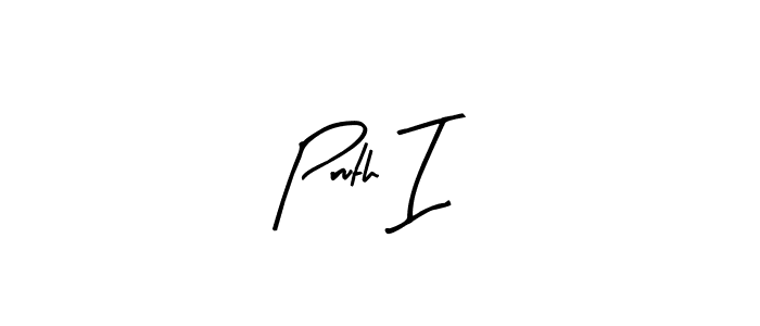 Similarly Arty Signature is the best handwritten signature design. Signature creator online .You can use it as an online autograph creator for name Pruth I. Pruth I signature style 8 images and pictures png