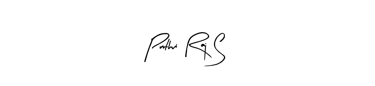 Make a short Pruthvi Raj S signature style. Manage your documents anywhere anytime using Arty Signature. Create and add eSignatures, submit forms, share and send files easily. Pruthvi Raj S signature style 8 images and pictures png