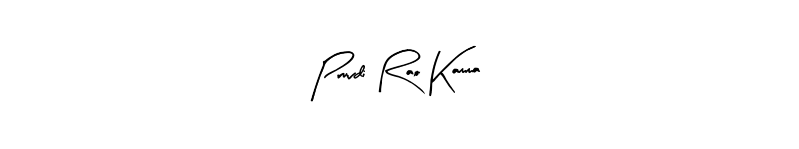How to make Pruvdi Rao Kamma name signature. Use Arty Signature style for creating short signs online. This is the latest handwritten sign. Pruvdi Rao Kamma signature style 8 images and pictures png