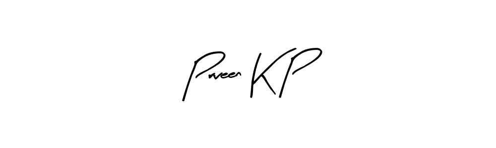 The best way (Arty Signature) to make a short signature is to pick only two or three words in your name. The name Prveen K P include a total of six letters. For converting this name. Prveen K P signature style 8 images and pictures png