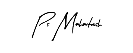 Create an unforgettable impression when signing with Ps Mahantesh name styled in Arty Signature typography. 100% free online generator. Ps Mahantesh signature style 8 images and pictures png