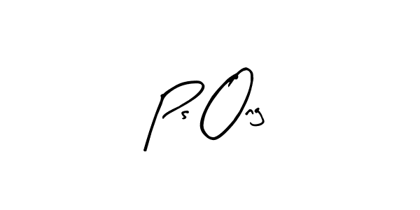 Also You can easily find your signature by using the search form. We will create Ps Ong name handwritten signature images for you free of cost using Arty Signature sign style. Ps Ong signature style 8 images and pictures png