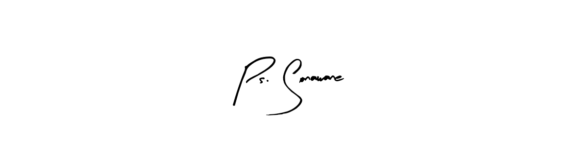 You can use this online signature creator to create a handwritten signature for the name Ps. Sonawane. This is the best online autograph maker. Ps. Sonawane signature style 8 images and pictures png