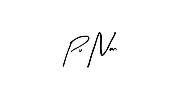 How to make Pu Nan signature? Arty Signature is a professional autograph style. Create handwritten signature for Pu Nan name. Pu Nan signature style 8 images and pictures png