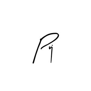 How to make Puj name signature. Use Arty Signature style for creating short signs online. This is the latest handwritten sign. Puj signature style 8 images and pictures png