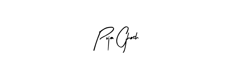 How to make Puja Ghosh signature? Arty Signature is a professional autograph style. Create handwritten signature for Puja Ghosh name. Puja Ghosh signature style 8 images and pictures png